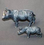 Barry Stein Barry Stein Mother Rhino & Baby